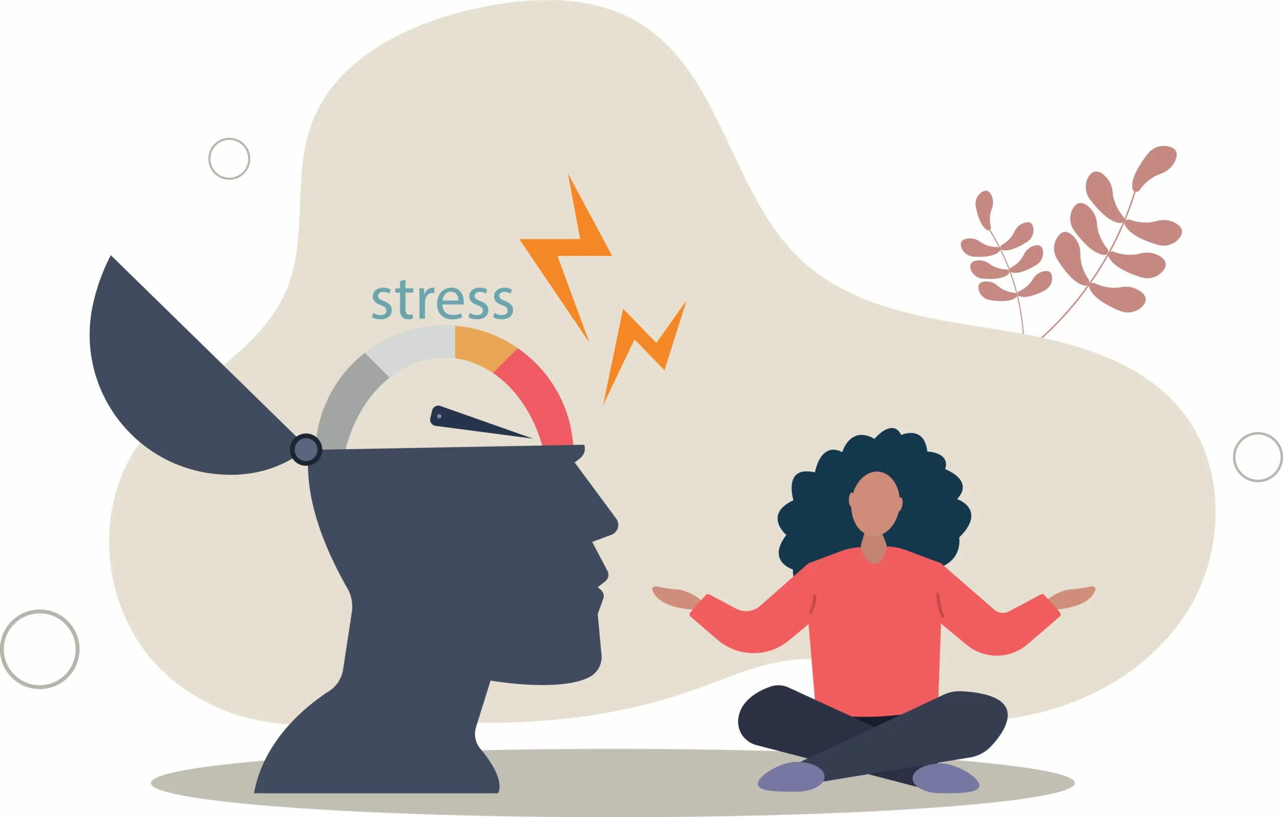 Stress and anxiety level, exhausted and fatigue from work causing ...